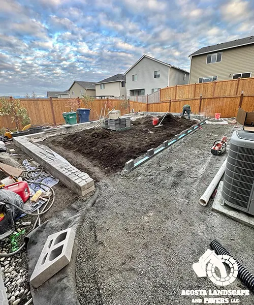 Paver Patio & Retaining Wall Installation